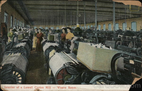 Lowell Cotton Mill - Weave Room Massachusetts