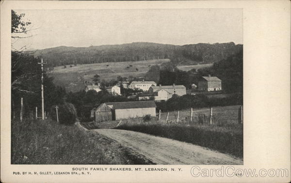South Family Shakers, Mt. Lebanon New Lebanon New York