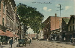 Court Street Auburn, ME Postcard Postcard Postcard