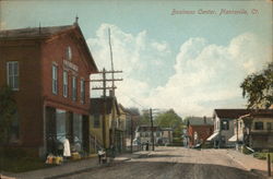 Business Center Plantsville, CT Postcard Postcard Postcard