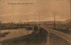 Old Wooden Bridge Postcard