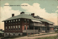 Dispensary, Monson State Hospital Postcard