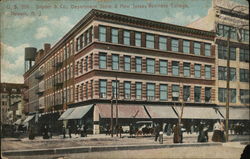 Snyder & Co., Department Store & New Jersey Business College Newark, NJ Postcard Postcard Postcard