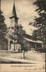 The First Baptist Church Nyack, NY Postcard Postcard Postcard