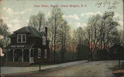 Post Office Shelter Island Heights, NY Postcard Postcard Postcard