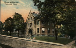 Memorial Library Postcard