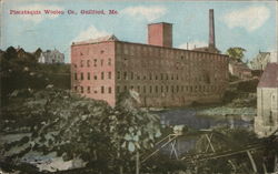 Piscataquis Woolen Co Postcard