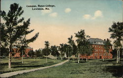 Campus, Bates College Lewiston, ME Postcard Postcard Postcard