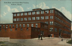 Field Bros. and Gross Shoe Factory Auburn, ME Postcard Postcard Postcard