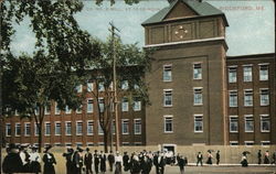 No.3 Mill at 12:03 Noon. Biddeford, ME Postcard Postcard Postcard