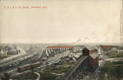 C.R.I. & P. RY. Yards Postcard