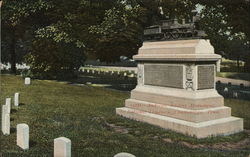 National Cemetery - Andrews Raiders Monument Chattanooga, TN Postcard Postcard Postcard