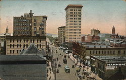 20th Street Lookiing North Postcard