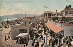 General View of Long Beach, California Postcard