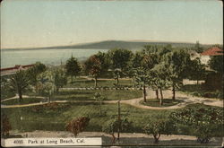 Park Long Beach, CA Postcard Postcard Postcard