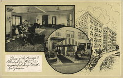 Blackstone Hotel Long Beach, CA Postcard Postcard Postcard