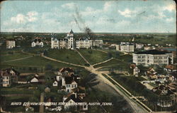 Bird's Eye View of the Texas State University Postcard