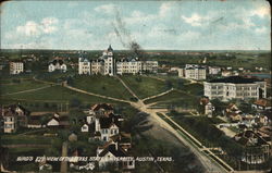 Bird's Eye View of the Texas State University Austin, TX Postcard Postcard Postcard