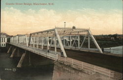 Granite Street Bridge Manchester, NH Postcard Postcard Postcard