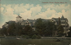 Lakeside Hotel Eagles Mere, PA Postcard Postcard Postcard