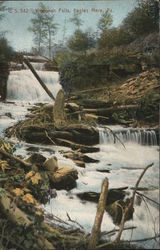 Wenonah Falls Eagles Mere, PA Postcard Postcard Postcard