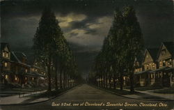 East 82nd, One of Cleveland's Beautiful Streets Postcard