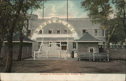 Entrance to Wonderland Park Wichita, KS Postcard Postcard Postcard