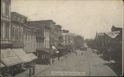 Market Street Sunbury, PA Postcard Postcard Postcard