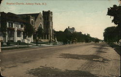 Baptist Church Asbury Park, NJ Postcard Postcard Postcard