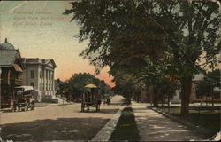 National Avenue, South from 2nd Street Fort Scott, KS Postcard Postcard Postcard