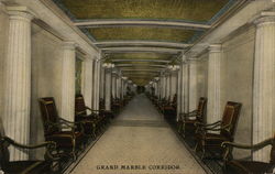 Grand Marble Corridor, Congress Hotel and Annex Grand Marble Corridor, Congress Hotel and Annex