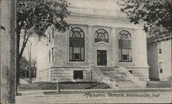 Masonic Temple Noblesville, IN Postcard Postcard Postcard