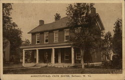 Agricultural Club House Postcard