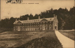 Thatcher Hall, M. S. C. Amherst, MA Postcard Postcard Postcard