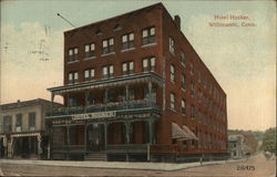 Hotel Hooker Willimantic, CT Postcard Postcard Postcard