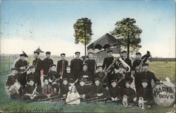 Hart's Boys Band Postcard