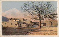 Pueblo of San Felipe New Mexico Postcard Postcard Postcard