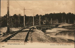 Lawson's Fork at Glendale Park Spartanburg, SC Postcard Postcard Postcard