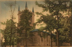 Unitarian Church Taunton, MA Postcard Postcard Postcard