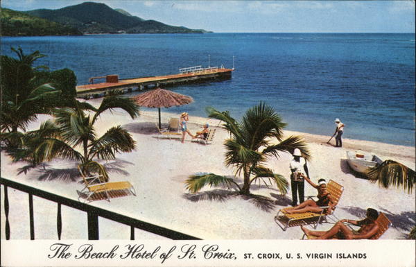 The Beach Hotel of St. Croix Virgin Islands Caribbean Islands