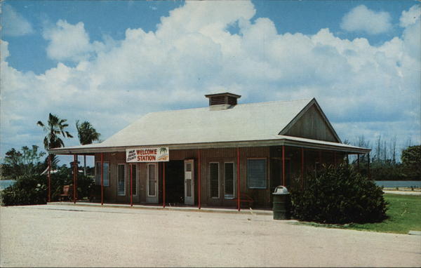 Palm Beach County Welcome Station Jupiter Florida