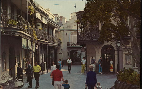 New Orleans Street Anaheim California Disney