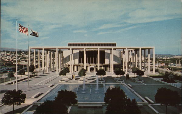 Mark Taper Forum and Plaza Los Angeles California