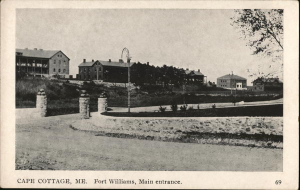 Fort Williams, Main Entrance Cape Cottage Maine