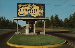 K.I. Sawyer Air Force Base Postcard