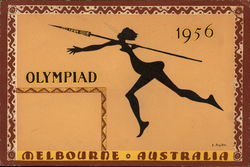 Olympiad 1956 Postcard