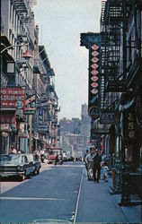 Chinatown - Looking East on Pell Street New York, NY Postcard Postcard Postcard