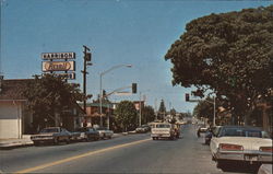 Street Scene Fallbrook, CA Postcard Postcard Postcard