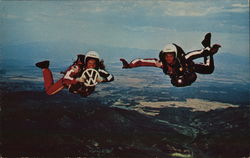 United States Parachute Team Elsinore, CA Postcard Postcard Postcard