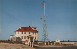 U.S. Coast Guard Station at Race Point Provincetown, MA Postcard Postcard Postcard